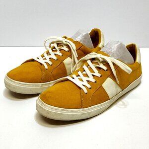 Old Navy Classic Sneakers Mustard Yellow Casual Tennis Shoes Women US 8 EUR 39